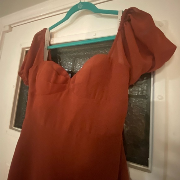 AZAZIE Midi Dress - Terracotta - Picture 7 of 12